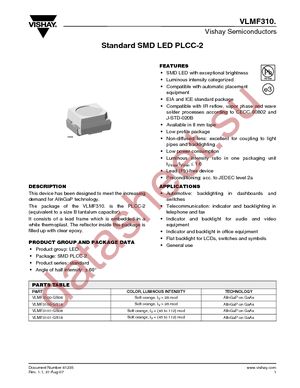 VLMF3100-GS08 datasheet  